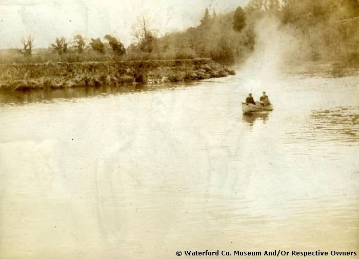 Unidentified People In Boat, River Blackwater, Cappoquin