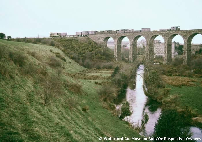 Goods Train Crossing Viaduct, Kilmacthomas