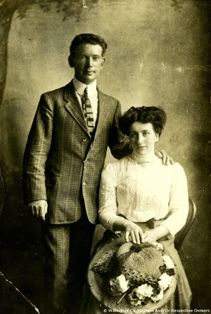 Peter And Nell Dalton, On Their Wedding Day