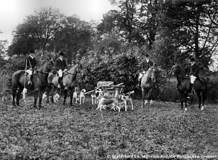 Huntsmen In A Field Near Gracedieu