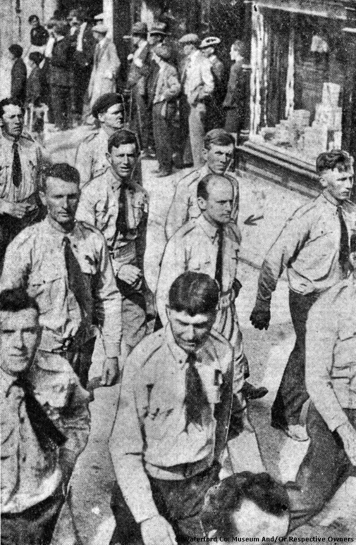 William Beresford Taking Part In A Blue Shirt March, Carrick On Suir