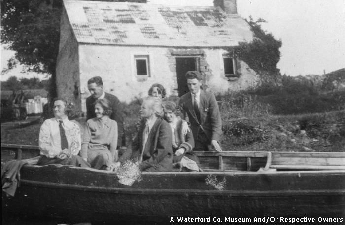 Whelan Family In A Boat, Aglish 