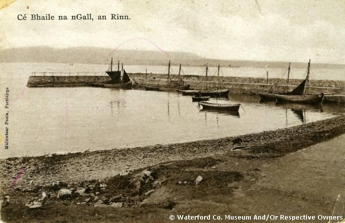 Boats Moored At The Quay, Ballinagoul, Ring
