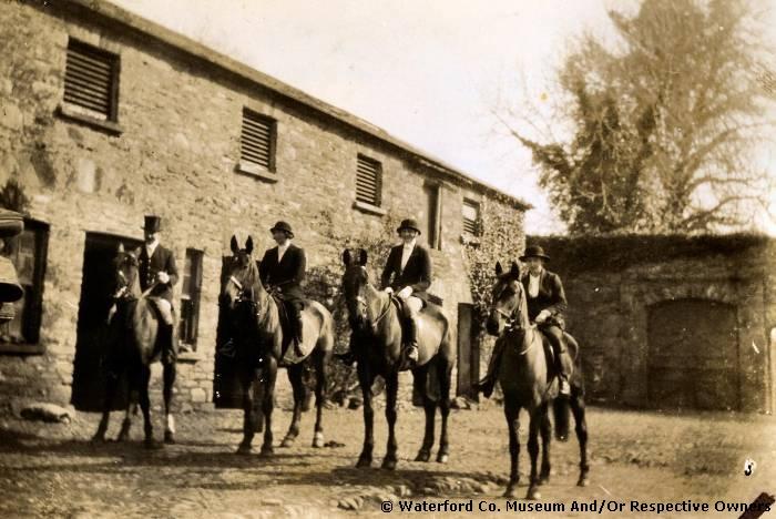 Unidentified People On Horseback, Salterbridge House, Cappoquin