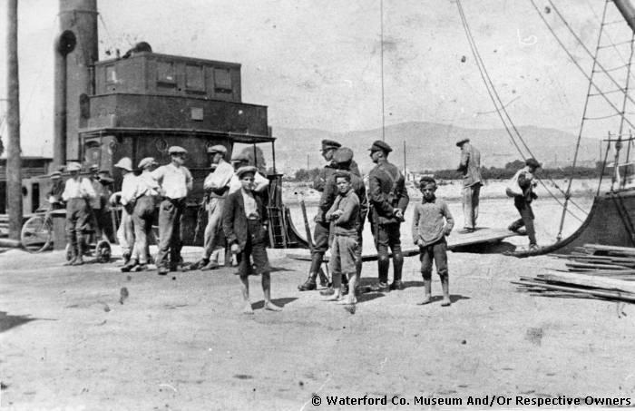 Farmers Unload The SS Cargan, During Strike In 1922
