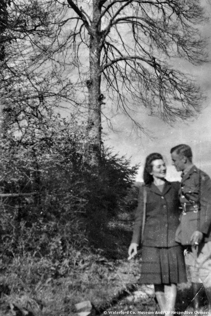 Jim Conway With Unidentified Woman, Cappoquin