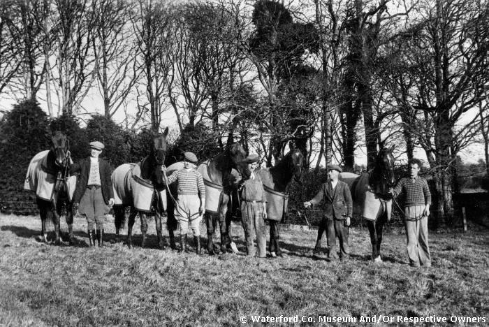 Staff And Horses At Georgestown House, Kill 