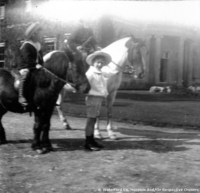 Children And Horses At Whitfield Court, Kilmeaden