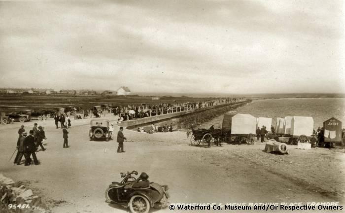 The Strand And A Crowded Promenade, Tramore