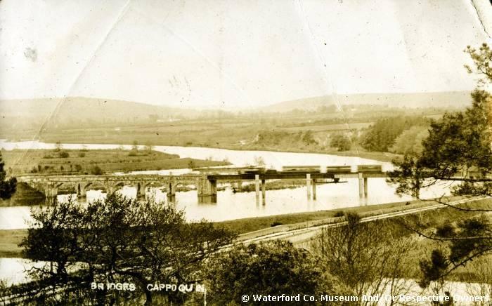 Train Crossing The River Blackwater At Cappoquin
