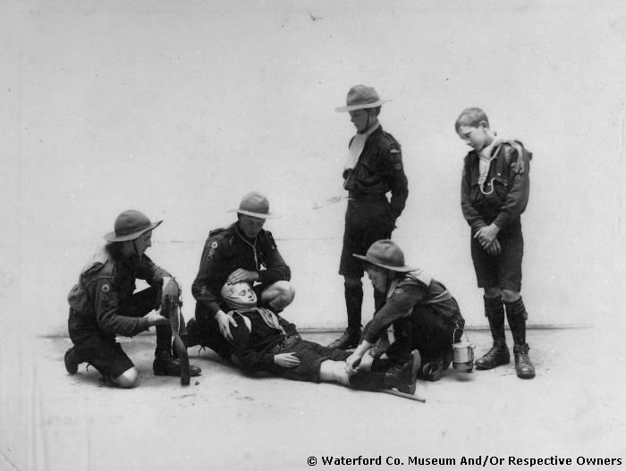 Portlaw Scouts, First Aid Class
