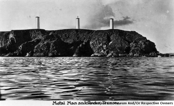 Metal Man Towers At Tramore