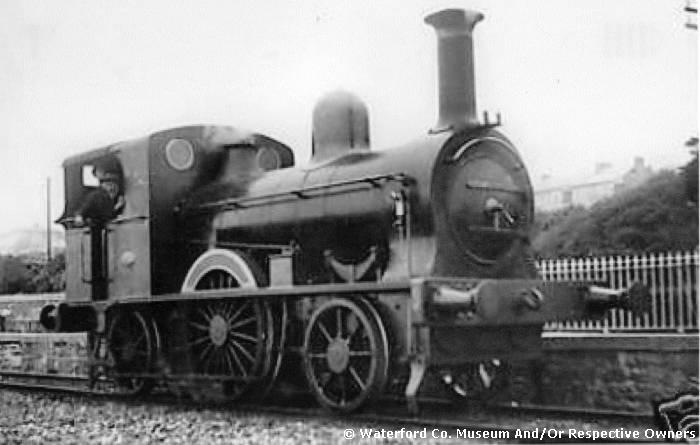 Unidentified Steam Engine On The Waterford Tramore Railway