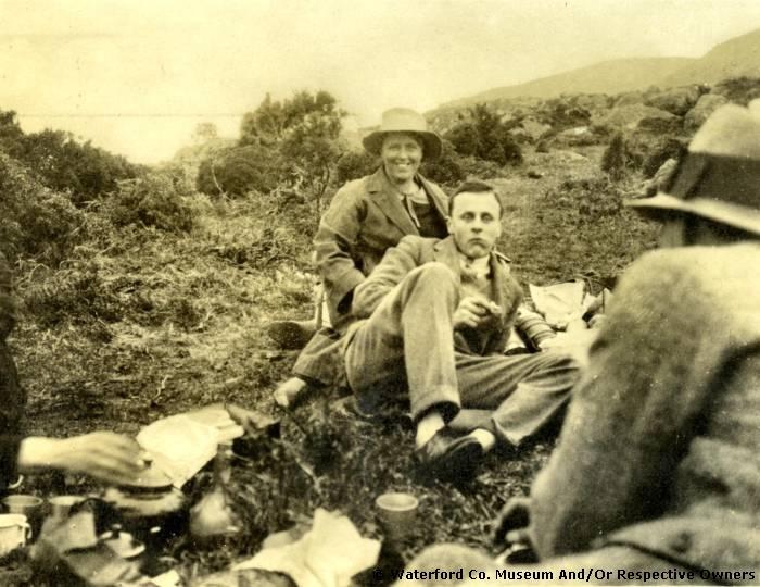 William Beresford And Mrs Smith Picnicing In The Comeragh Mountains