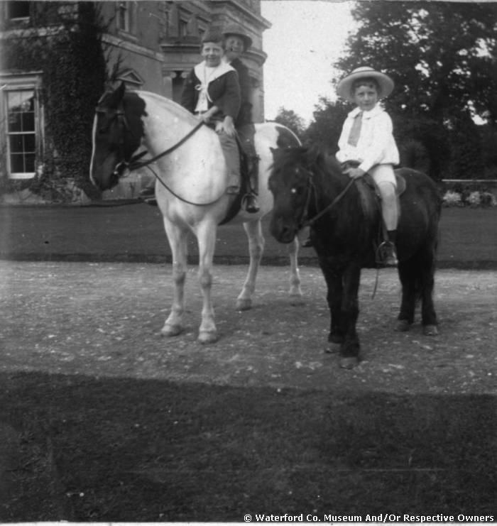 Children And Horses At Whitfield Court, Kilmeaden