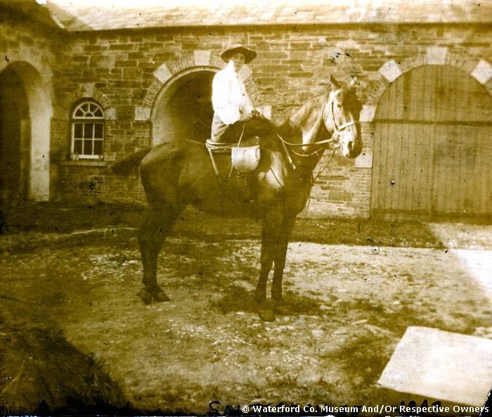 Lady Aileen On A Horse, Salterbridge House, Cappoquin