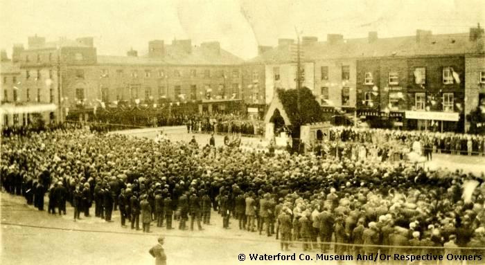 Large Crowd Attending Religious Occasion, Grattan Square, Dungarvan