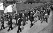 Old IRA Veterans Marching To Touraneena Church 