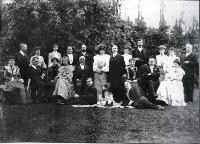 George Whitlocke-Lloyd And Family, Strancally Castle