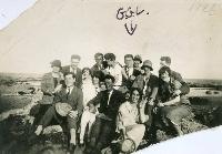 George Lennon With Unidentified Group At Clonea Strand