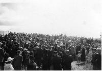 Group Of People At The Holy Well, Clashmore