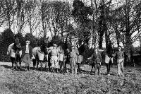 Staff And Horses At Georgestown House, Kill 