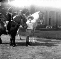 Children And Horses At Whitfield Court, Kilmeaden