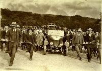 Pulling The Wedding Car To Curraghmore House