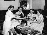 Ladies Drinking Orange At Ring College