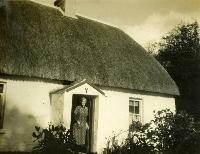 Annie McGuire At Her Thatched Cottage, Salterbridge