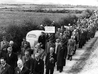 Old I.R.A. Veterans Marching To Touraneena Church