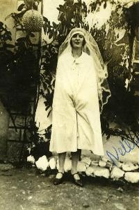 Nellie Duggan Wearing Her Children Of Mary Outfit