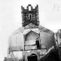 Interior Gable Of Abbeyside Parish Church During Renovation
